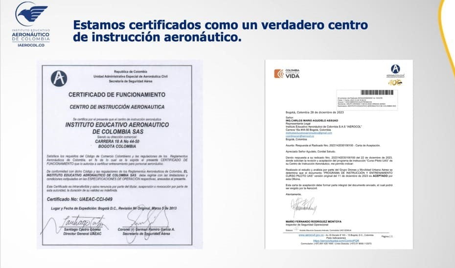 Aprobación como centro de instrucción aeronautico