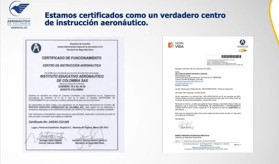 Aprobación como centro de instrucción aeronautico
