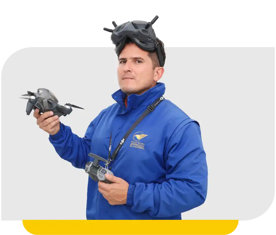 Piloto profesionaol de drone UAS