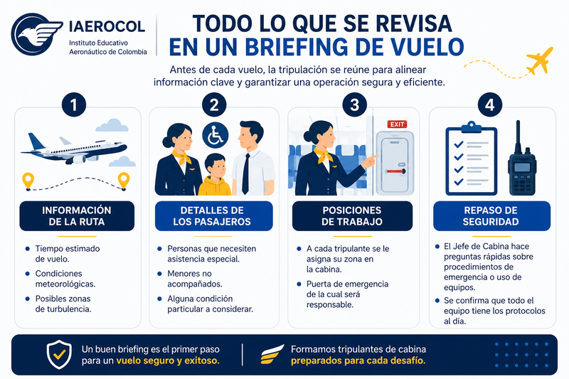 cómo es un día de un auxiliar de vuelo